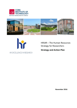 Strategy and Action Plan - Cork Institute of Technology