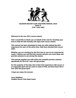 soccer manual under 6 and 7