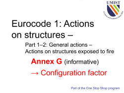 Eurocode 1: Actions on structures &ndash;