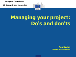 presentation - European Commission