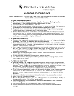 Sport Rules - University of Wyoming