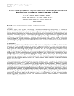 A Reduced Form Representation of Temperature Drawdown in