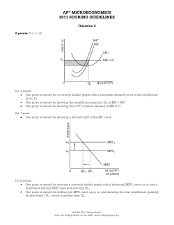 ap&reg; microeconomics 2011 scoring guidelines - AP Central