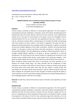 Interdisciplinary Journal of Research in Business ISSN: 2046