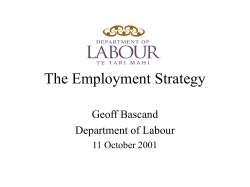 The Employment Strategy
