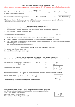 Chapter 13 - The Physics Teacher