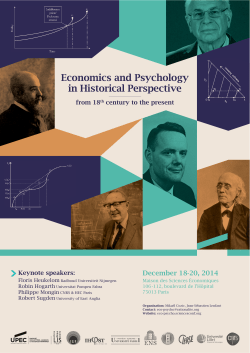 Economics and Psychology in Historical Perspective