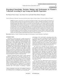 Procedural Knowledge, Decision Making and