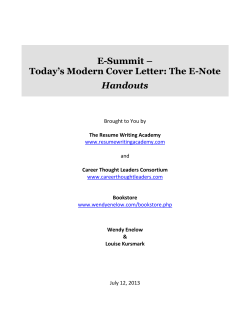 Adam Elkus - Resume Writing Academy