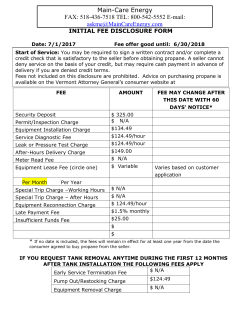 Disclosure of Charges - Main