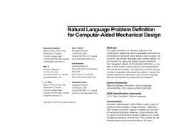 Natural Language Problem Definition for Computer