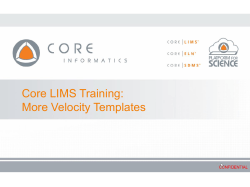 Option 1 Velocity Template with message content on a