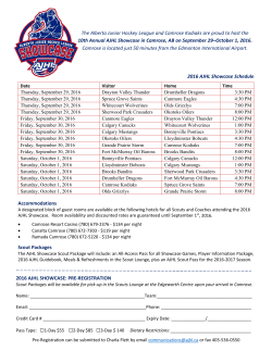 The Alberta Junior Hockey League and Camrose Kodiaks