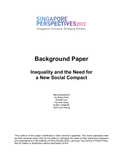 Inequality and the Need for a New Social Compact