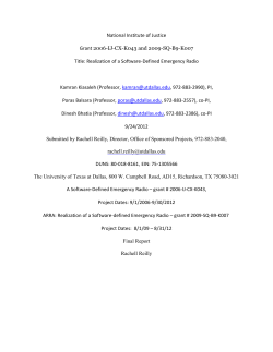 FInal Report_revised.. - The University of Texas at Dallas