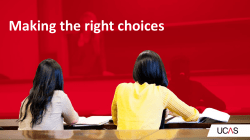 Making the right choices presentation