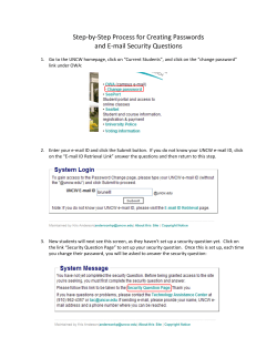 Step-by-Step Process for Creating Passwords and E