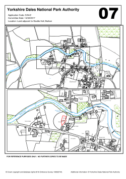 Committee Report: 14-Feb-2017 - the Yorkshire Dales National Park