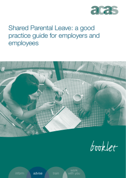 Shared Parental Leave