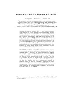Branch, Cut, and Price: Sequential and Parallel