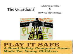 A PPT showing our (The Guardians) journey