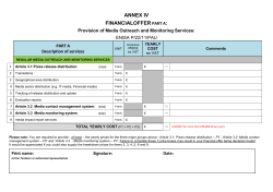 Financial Offer form