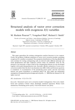 Structural Analysis of Vector Error Correction Models With