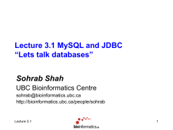 PPT - Bioinformatics.ca