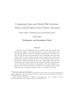 Comparing Open and Sealed Bid Auctions: Theory and Evidence