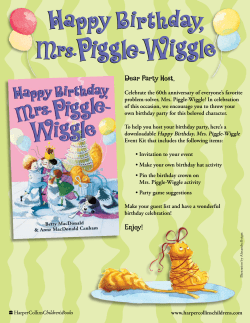 Dear Party Host, Enjoy!