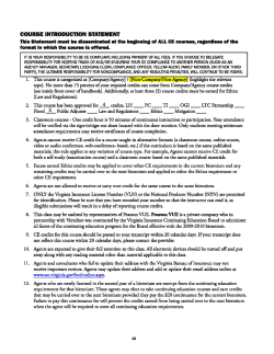 course introduction statement