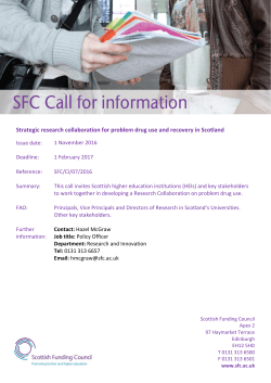 Strategic research collaboration for problem drug use and recovery