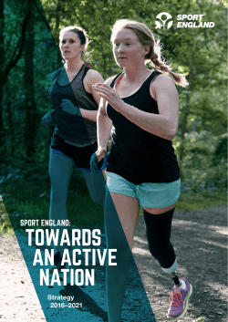 Sport England: towards an active nation