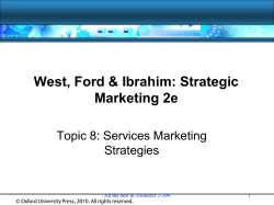 Topic 8-Service Marketing Strategies. File