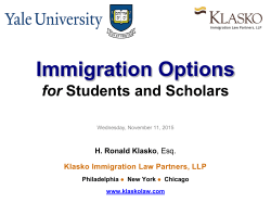 - Klasko Immigration Law Partners, LLP