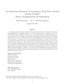 Are Structural Estimates of Asymmetric First-Price