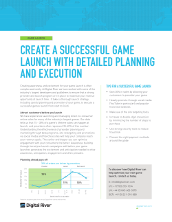 create a successful game launch with detailed