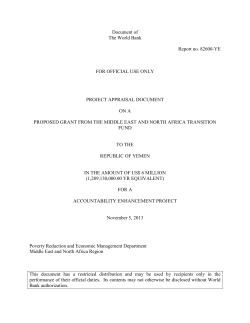 Accountability Enhancement Project Document