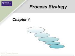 KRM8 Chapter 4 - Process Strategy