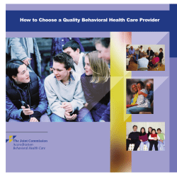 How to Choose a Quality Behavioral Health
