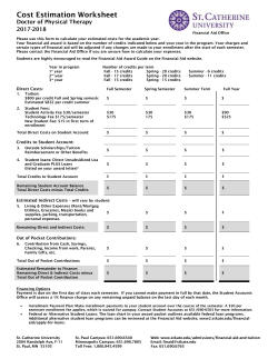 Cost Estimation Worksheet