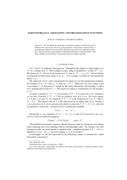 BARYCENTRICALLY ASSOCIATIVE AND