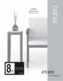 LP Bahia 2011.indd - Complete Commercial Furnishings