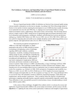 ABM state of the art paper - Complex Human