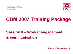 Session 8 - Worker engagement and communication