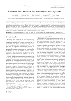 Bounded Real Lemmas for Fractional Order Systems