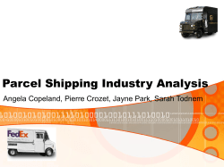 Parcel Shipping Industry Analysis