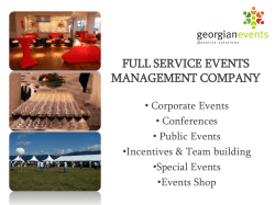 Georgian Events ltd