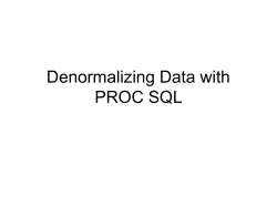 Denorm_SQL
