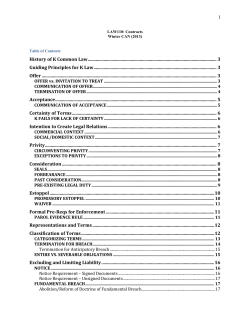 LAW207: Torts - LSS | Cans DB